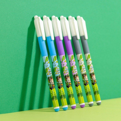 Bút gel Thiên Long GEL-012/AK - Nét viết 0.5mm êm mượt, đầu bút cao cấp, mực đều liên tục, nhân vật Akooland Tahi