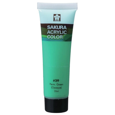 Màu Vẽ Acrylic Sakura 20ml #29 - Green