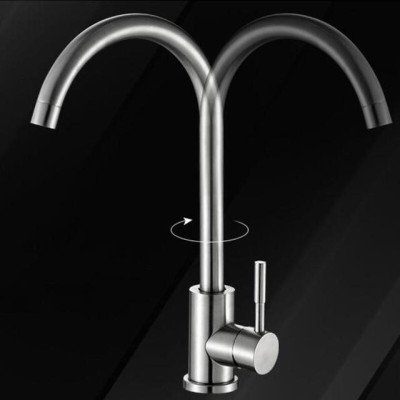 Vòi chậu rửa bát nóng, lạnh Inox sus 304 cắm chậu+2 Dây cấp