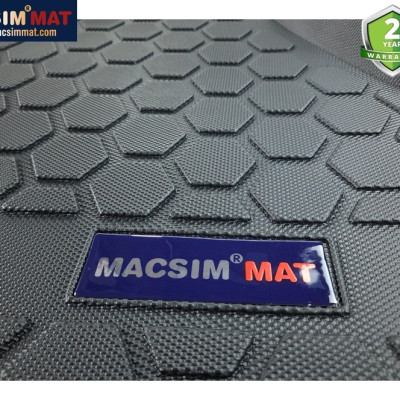 Thảm lót cốp xe ô tô Honda Civic 2012-2016 nhãn hiệu Macsim chất liệu TPV cao cấp màu đen(146)
