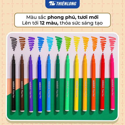 Bút lông màu Thiên Long Fiber Pen Colokit FP-01