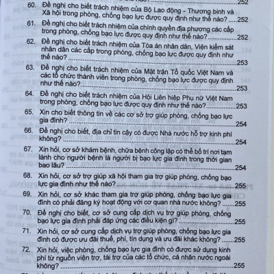 Luật Hôn nhân và gia đình - Luật phòng, chống bạo lực gia đình và 166 tình huống giải đáp pháp luật về hôn nhân gia đình 
