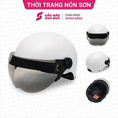 Mũ bảo hiểm có kính hoa văn NÓN SƠN chính hãng BKP-TR122