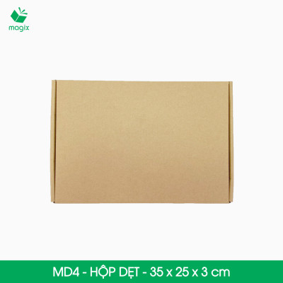 MD4 - 35x25x3 cm - 100 Thùng hộp carton 