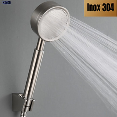 Vòi sen tắm KG155 tăng áp lực nước gấp 3 lần, siêu tiết kiệm nước lọc nano, dùng được nước nóng lạnh inox304 - Hàng chính hãng