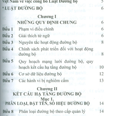 Luật Đường Bộ Năm 2024