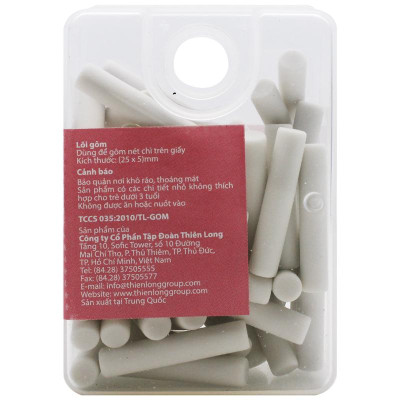 Hộp 50 Lõi Gôm Điện Tự Động Flexio - Thiên Long EER-009 (50 Lõi/Hộp)