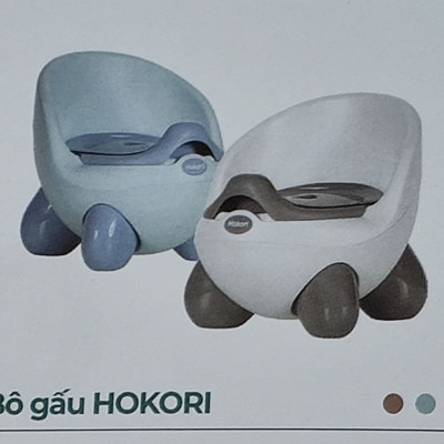 Bô Gấu Hokori Có Ngăn Cho Bé Đi Vệ Sinh Bô Gấu Có Tựa Cho Bé Đi Vệ Sinh Chống gù Lưng