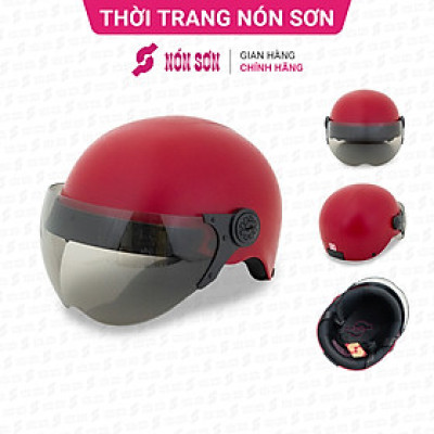 Mũ bảo hiểm có kính NÓN SƠN chính hãng CKT-ĐO356