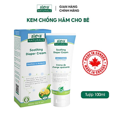 Kem chống hăm, dưỡng ẩm, làm mịn và ngăn ngừa kích ứng da cho bé Aleva Naturals (tuýp 100ml)