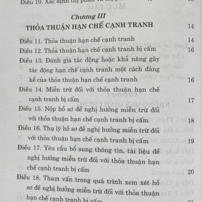 Luật Cạnh Tranh ( Hiện Hành )