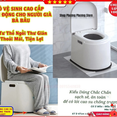 Bô vệ sinh di động - Ghế bô vệ sinh - bô vệ sinh cho người già - Tolet/bồn cầu di động