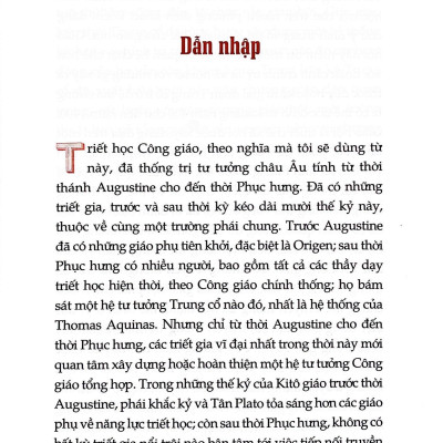 Lịch Sử Triết Học Phương Tây - Tập 2 - Triết Học Công Giáo - Bìa Cứng