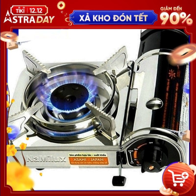 Bếp ga mini siêu nhỏ gọn Namilux chất liệu inox cao cấp an toàn-Hàng chính hãng