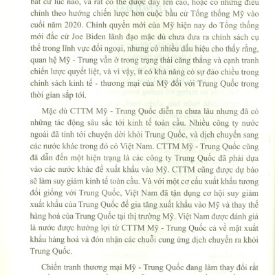 Chiến Tranh Thương Mại Mỹ - Trung Quốc & Tác Động Tới Việt Nam