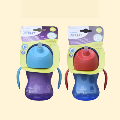 Bình tập uống bằng nhựa có ống hút Philips Avent SCF796/00(200ml/7oz) cho bé từ 9 tháng tuổi