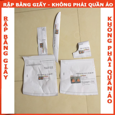 Rập giấy A0  đầm bé gái  mã R171 (BẢN VẼ)