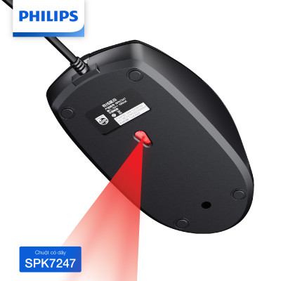 Chuột có dây Philips SPK7247 - Hàng chính hãng