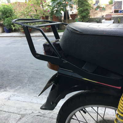 Thùng xe Dream, thùng Givi E43NTL và baga givi lắp cho Honda Dream