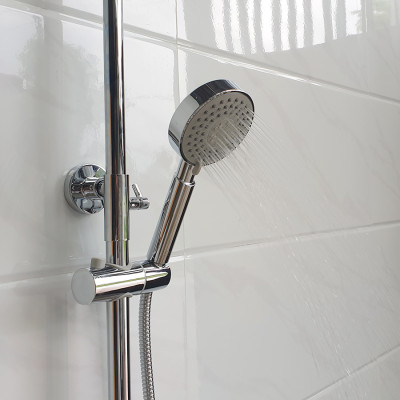 Sen bộ tắm đứng nóng lạnh Eurolife EL-S904 (Trắng bạc)