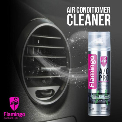 Bọt tẩy vệ sinh khử trùng điều hoà xe hơi, nhà cửa Flamingo F020 xịt khử mùi điều hoà dàn lạnh Freeship