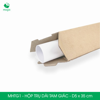 Hộp trụ dài tam giác thay thế ống giấy  - Hộp carton đóng gói hàng - NHIỀU KÍCH THƯỚC