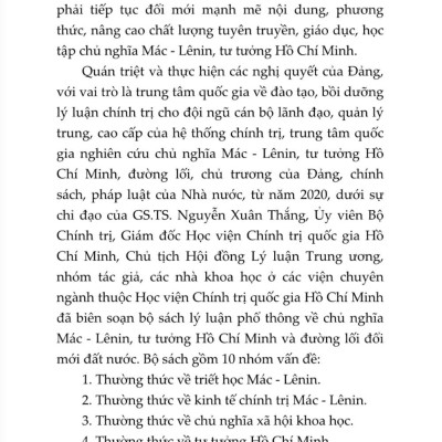 Thường thức về triết học Mác - Lênin. Quyển 2: Phép biện chứng duy vật