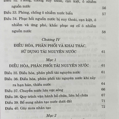 Luật Tài Nguyên Nước