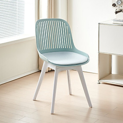 Ghế cafe trà sữa thân nhựa có nệm CC1574-P Nội thất Capta Ghế nhựa có nệm bọc da PVC vàng hồng xanh nhạt và xám Dining Chair HCM