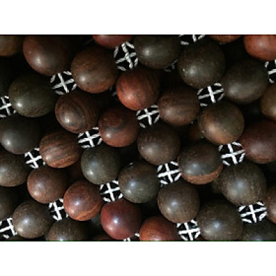 Chiếu hạt gỗ Trắc Mộc hạt 1,8cm - Chiếu hạt gỗ Mian ( video , hình thật )