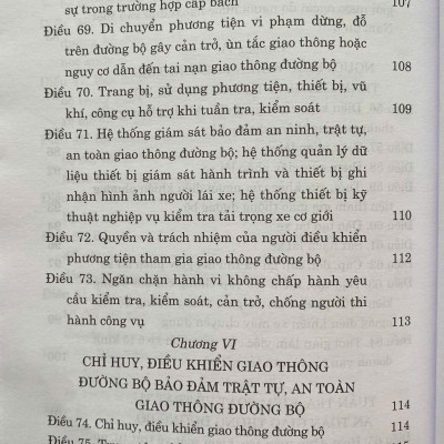 Luật Trật Tự, An Toàn Giao Thông Đường Bộ Năm 2024