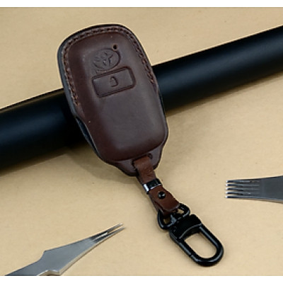 Bao da ép phom Handmade chìa khóa xe ô tô Toyota RAIZE 2022 da bò thât giá tận xưởng (có bán sỉ) - hàng chính hãng