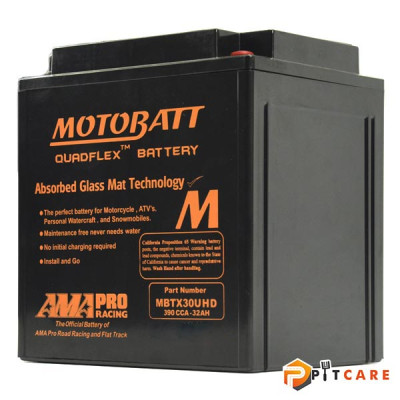 Bình Ắc Quy Motobatt MBTX30UHD 12V 32Ah CCA390 Bảo Hành 9 Tháng Cho Harley CVO Glide BMW