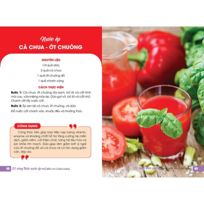 Sách - Nước Ép Từ Thiên Nhiên Tăng Cường Sức Đề Kháng Với Juice - 50 Công Thức Nước Ép Xanh Cho Sức Khỏe Vàng