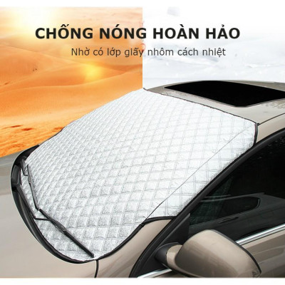 Tấm che chắn nắng kính lái ô tô Mazda 6 CAO CẤP 3 Lớp Chắn Nắng Cản Nhiệt | OTOALO