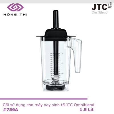 Cối Xay Sinh Tố Công Nghiệp Jtc Omniblend (Cối + Nắp + Lưỡi Dao + Que Khuấy) - Hàng Nhập Khẩu 