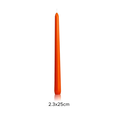 Hộp 6 nến thơm taper Eden Candle FTRAMART EDC2331 25 cm (Cam bí ngô)