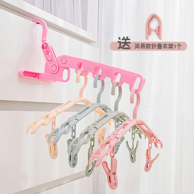 Móc Treo Quần Áo Gấp Gọn Đi Du Lịch, Đi Phượt - Móc Treo Đồ Xếp Gọn Có Kèm Kẹp