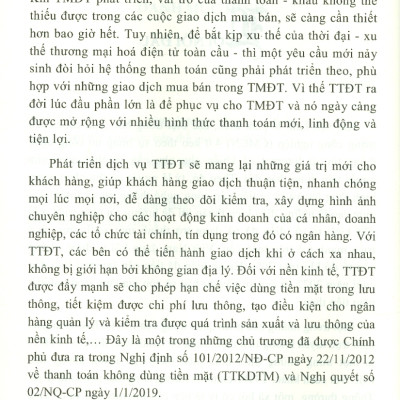 Phát Triển Dịch Vụ Thanh Toán Điện Tử Ở Việt Nam Trong Bối Cảnh Mới - Viện Kinh Tế Việt Nam - TS. Nguyễn Thị Tố Quyên (Chủ biên)