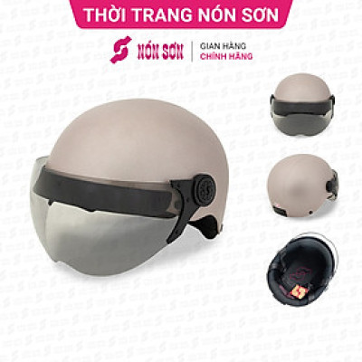 Mũ bảo hiểm có kính NÓN SƠN chính hãng CKT-NU718