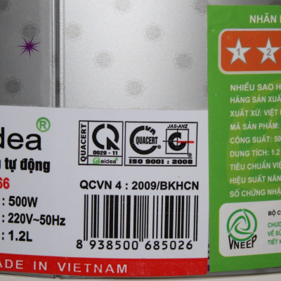 Nồi Cơm Điện Nắp Gài Geidea 1,2 lít - Màu Ngẫu Nhiên - Chính Hãng