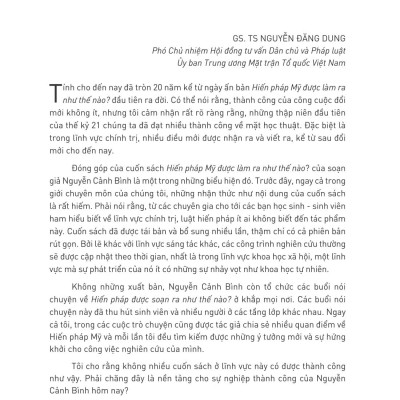 Hiến Pháp Mỹ Được Làm Ra Như Thế Nào?