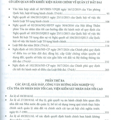 Kỹ Năng Giải Quyết Vụ Án Hành Chính Trong Lĩnh Vực Quản Lý Đất Đai Và Thực Tiễn Xét Xử Của Toà Án Nhân Dân - Tái Bản Lần Thứ Nhất, Có Sửa Đổi, Bổ Sung Theo Luật Đất Đai Năm 2024 