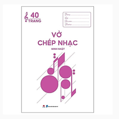 Vở Chép Nhạc 40 Trang (20.5*29.5) (Huy Hoàng)