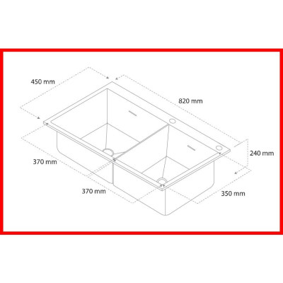{CHÍNH HÃNG} Chậu rửa 2 hố cân phụ kiện đi kèm chât liệu Inox 304 cao cấp GERARI mã GC.A8245