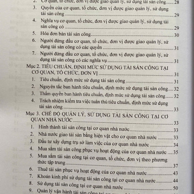 Chỉ Dẫn Áp Dụng Luật Quản Lý, Sử Dụng Tài Sản Công ( sửa đổi, bổ sung ) Năm 2024 - Chế  Độ Quản Lý, Sử Dụng Tài Sản Công Tại Cơ Quan, Tổ Chức, Đơn Vị