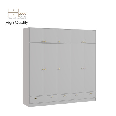 [Happy Home Furniture] ELEGANT, Tủ quần áo 2m2x2m2 , 220cm x 54cm x 220cm ( DxRxC), TCM_046