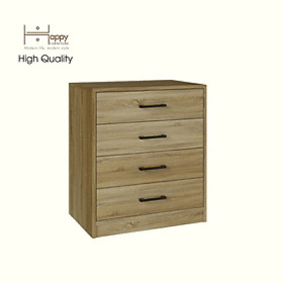 HAPPY FURNITURE , HEINEE - Tủ lưu trữ 4 ngăn kéo, THK_232 , 60cm x 40cm x 69cm DxRxC, sản phẩm phổ thông