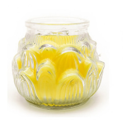 [7 màu] Hũ nến thơm hình hoa sen Eden Candle FTRAMART EDC0702 cháy 80 giờ, phù hợp nhiều không gian trang trí, chịu được sức gió