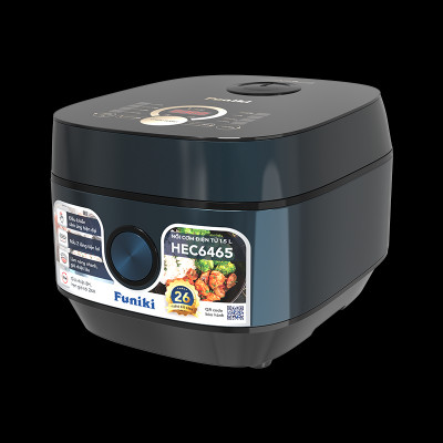 Nồi cơm điện tử 1.5 L Funiki HEC6465 - Công suất 800W - Bảo hành 26 tháng - Hàng chính hãng